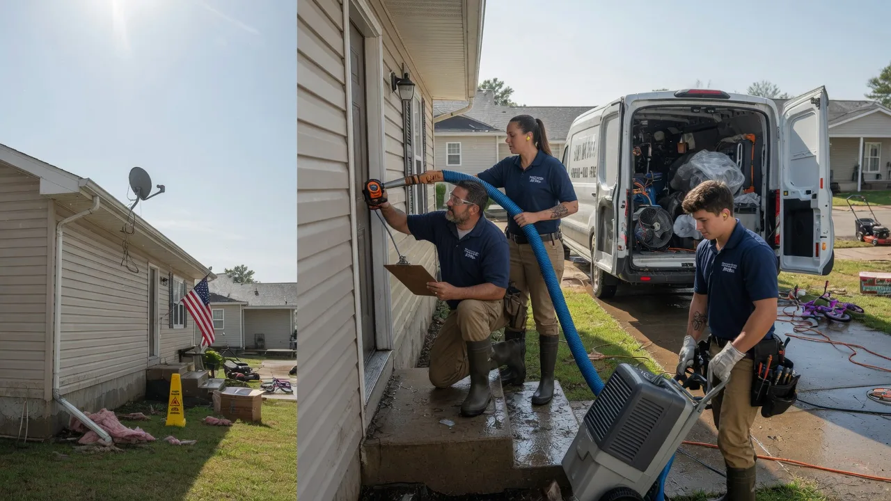 Ceiling Water Damage Restoration in Lone Wolf, OK near me